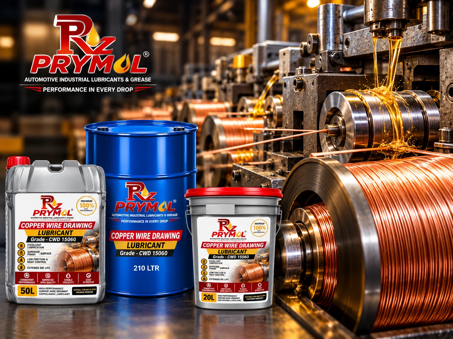 Prymol copper wire drawing bath application guide